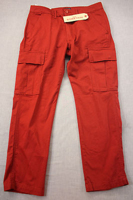 LEVIS 541 Mens Red Burgundy Athletic Fit Stretch Cargo Pants NWT 31 x 34 $70 | eBay