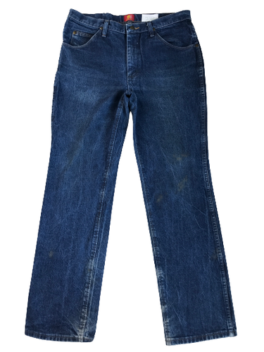 32 (Measured) Blue Slim Fit Straight 