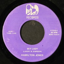 HAMILTON JONES: sky lady / within a note OP 7