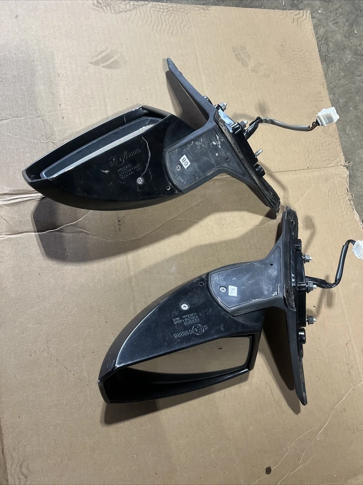 2003-2008 Nissan 350z ESPELHO RETROVISOR DIREITO ESQUERDO PRETO - Imagem 4 de 4