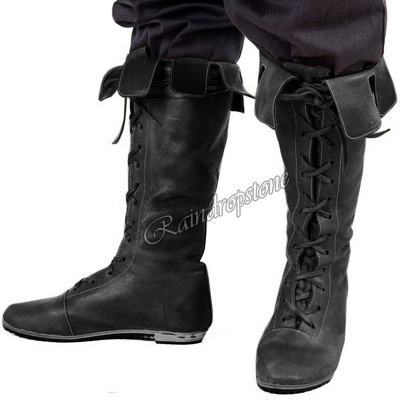 Mittelalter PU Leder Steampunk Stiefel Renaissance Larp Stiefel Schuhe Herren Kurze Reitstiefel Western Cowboystiefel Schuhe Festival LARP Schuhe für Cosplay, 42, 12-24 Monate Mittelalter PU Leder Steampunk Stiefel Renaissance Larp Stiefel Schuhe Herren Kurze Reitstiefel Western Cowboystiefel Schuhe Festival LARP Schuhe für Cosplay, 42, 12-24 Monate