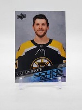 Callum Booth YOUNG GUNS 2020-21 Upper Deck Extended Series #704 ROOKIE (RC)