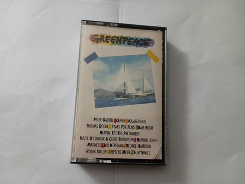 Greenpeace Various Artists Cassette with Madness, Thomas Dolby, Depeche Mode