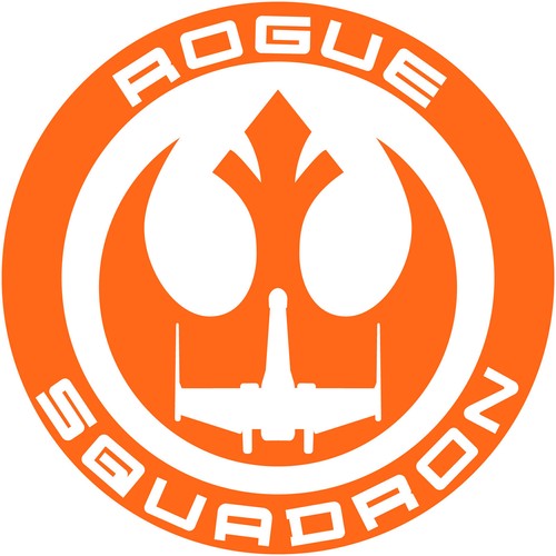 Star Wars Rogue Squadron 4" Vinyl Decal Car Window Sticker - Picture 19 of 26