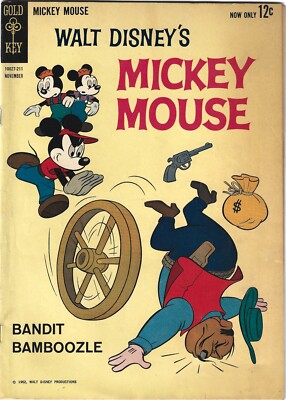 GOLD KEY COMICS MICKEY MOUSE NOVEMBER 1962 #85 VERY FINE INTACT L@@K