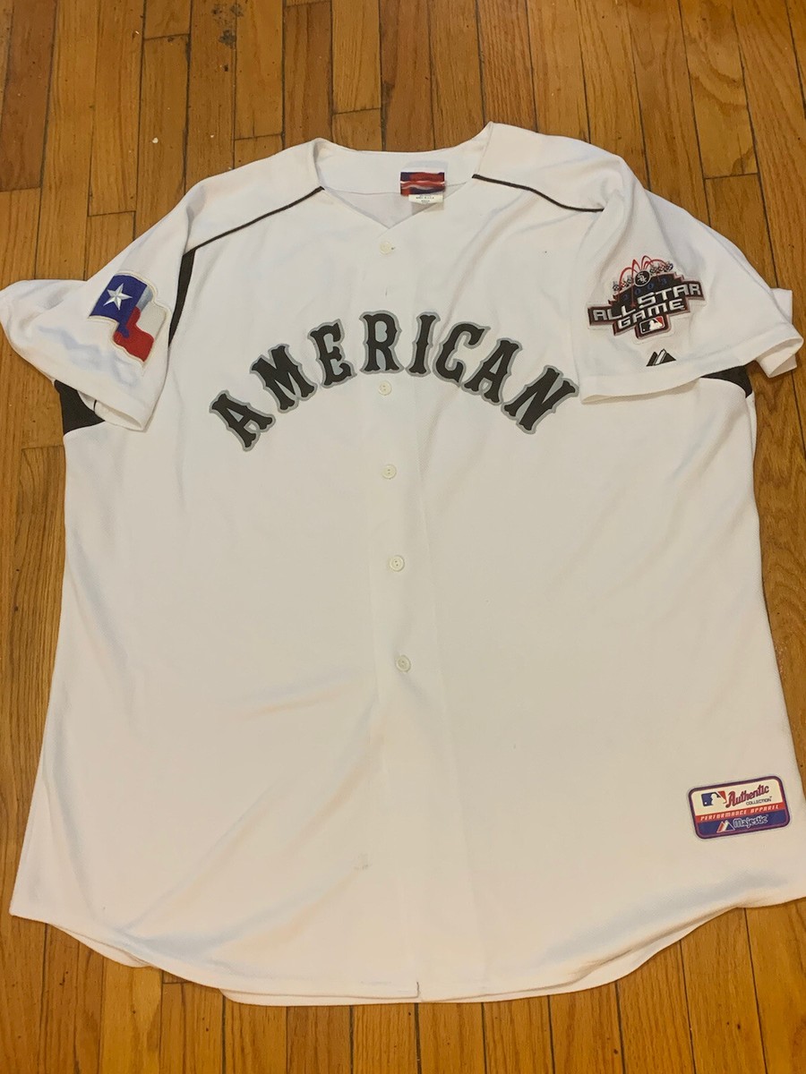 Vintage Majestic 2003 MLB All Star Texas Rangers Alex Rodriguez #3