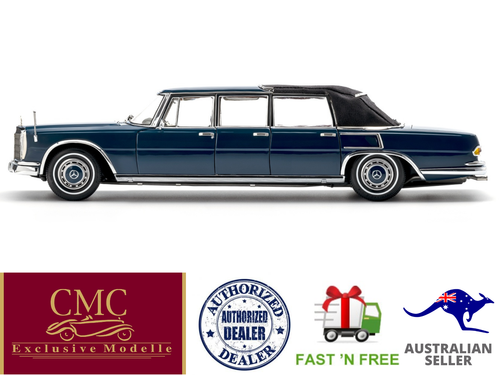 CMC M-205 Mercedes-Benz 600 Pullman (W100) Landaulet w/ Functional Softtop, 1:18 - Picture 1 of 8