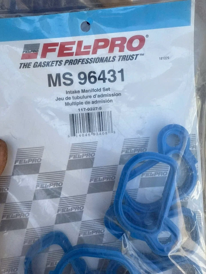 Juego de juntas de colector de admisión Fel-Pro MS 96431 para modelos BMW seleccionados 99-08 Foto 2 de 2