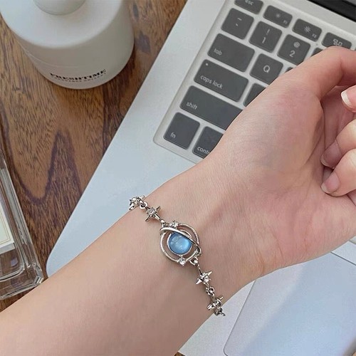 Bracelet en cristal bleu dou-mx - Afbeelding 5 van 10