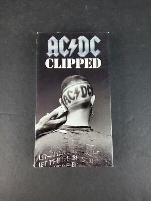 AC/DC Clipped (VHS, 1990) The Razors Edge Videos Thunderstruck Money Talks Rock
