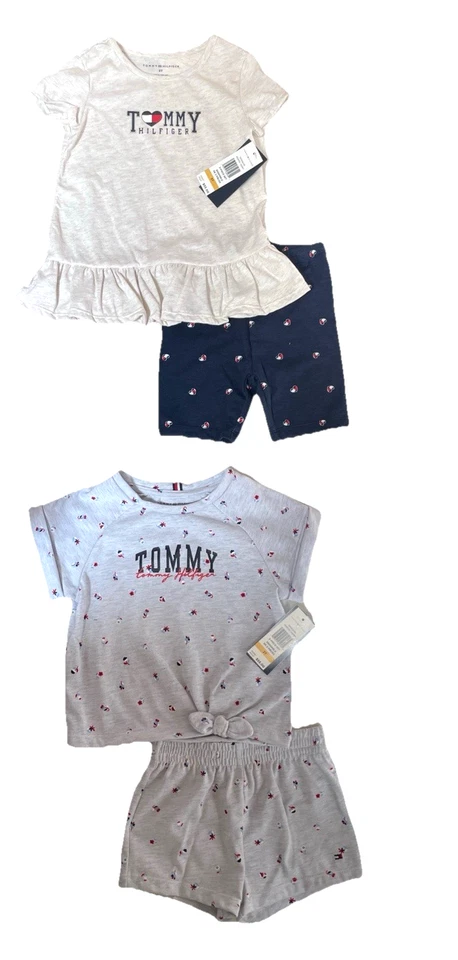 Tommy Hilfiger Juegos Cortos Bebé/Niño Pequeño 2 Piezas; Tallas 12M-4T Foto 2 de 2