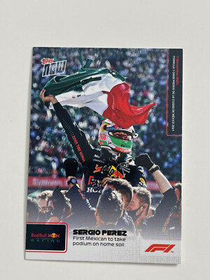Topps Now Formula 1 Formel 1 F1 2021 #68 Sergio Perez Red Bull Racing 