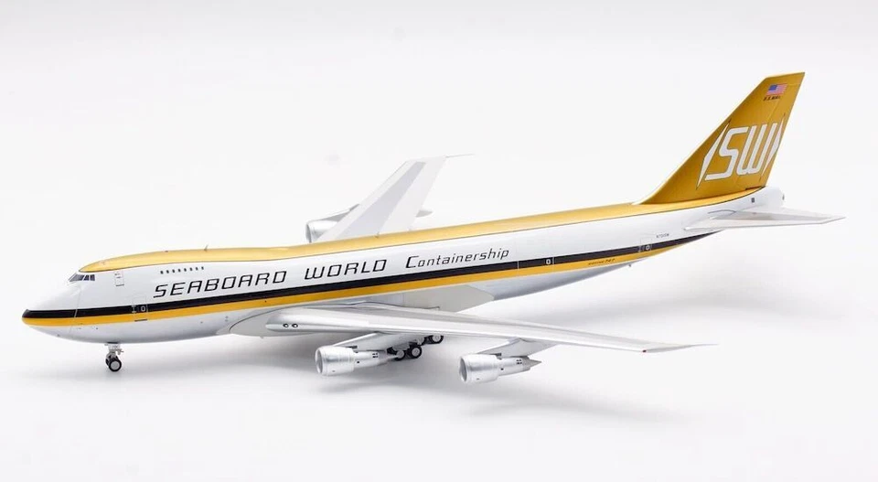 Boeing 747-200F N701SW Diecast modelo 1/200F Seaboard World a bordo IF742SW0224P Seaboard World Foto 2 de 4