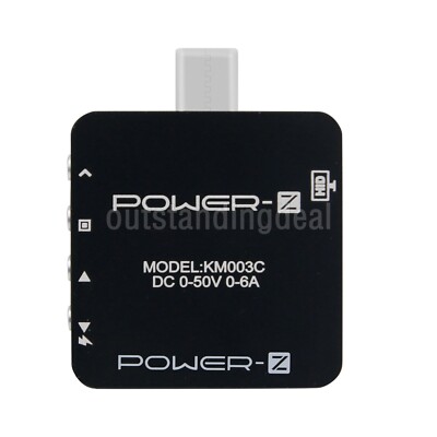 ChargerLAB POWER-Z KM003C USB C Tester PD3.1 0-50V 0-6A USB