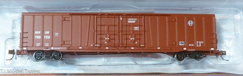 Coche de cerveza BLMA Models N #18057 (Rd #780769) Santa Fe / BNSF (tronco redondo) Bx-166 60' | Zustand: New