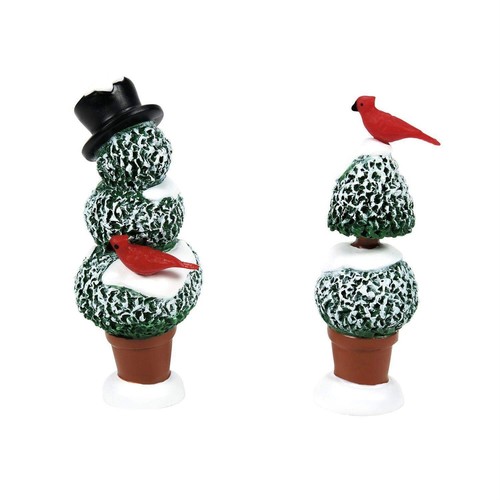 Department 56 Cardinal Christmas Topiaries Set of 2 6013636 Dept 56 2024 General - 第 1/2 張圖片