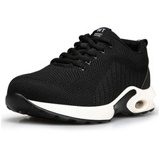 MENS WOMENS LIGHTWEIGHT STEEL TOE CAP SAFETY ABSORBING TRAINERS BOOT SHOES