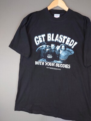 VINTAGE 90s The Three Stooges Get Blasted Short Sleeve T Shirt 