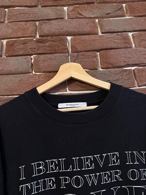Givenchy Riccardo Tisci Power Of Love Black Sweatshirt XL | eBay