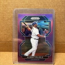 2022 Prizm Baseball Tier II Base Purple Refractor #137 Albert Pujols