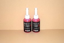 2 Metal Head2 Paint Markers Red 2 Oz Auto Salvage Industrial Junk Yard Crafts