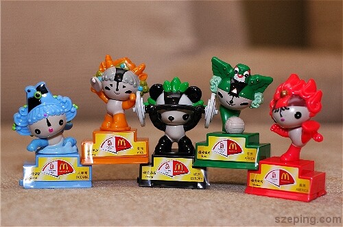 Mcdonalds Toys Beijing 2008 Olympics Set of 5 Sealed | eBay