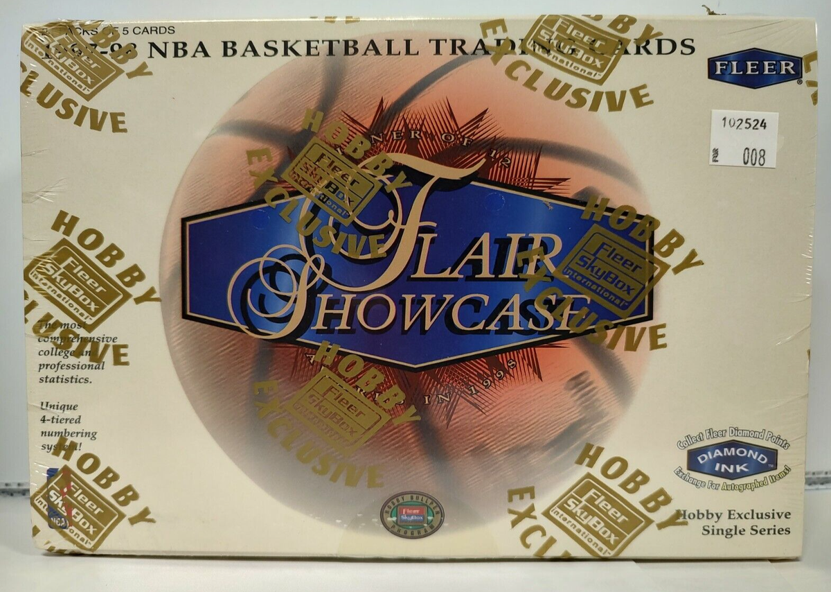 1997/98 FLAIR SHOWCASE NBA BASKETBALL SKYBOX FLEER HOBBY BOX NEW