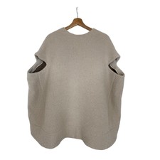 Bite Womens Jacket Vest Minimalist Alpaca Wool Blend Hand Crafted In England...