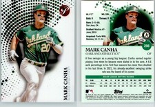 Mark Canha 2022 Topps Pristine #256 Oakland Athletics