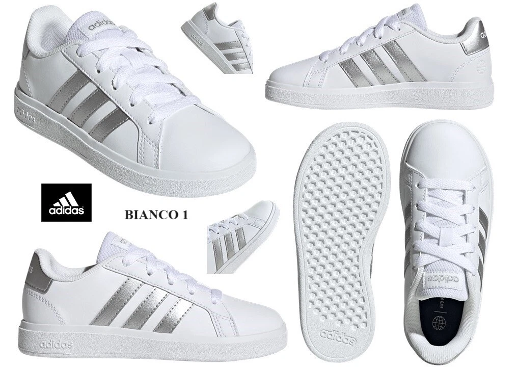 Zapatos de Mujer adidas GRAND COURT Zapatillas Gimnasia Suela Leer Escuela