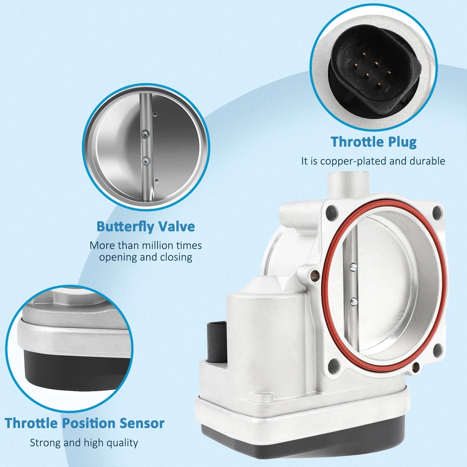 Carrocería del acelerador BMW 545i 645Ci 745Li 745i 2004-2005 BMW X5 2004-2006 4,4 L Foto 4 de 4