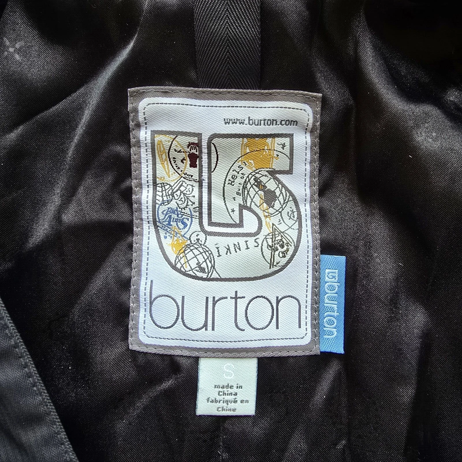 burton hooded insulated parka snowboard ski jacket