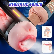 Automatic Handsfree Male Masturbater Cup Stroker Pocket-Pussy Toy Men Lubricants