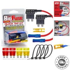 Add-A-Circuit Fuse Tap Kit - 2 Adapters, 10A & 20A Fuses, Fuse Puller Included