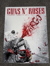 Guns N Roses Poster Lithograph Fargo ND Fargodome 8/11/21 Rare /250