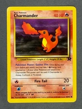 Charmander 50/82 Base Set Series Team Rocket Common Basic Pokemon Card 2000 NM