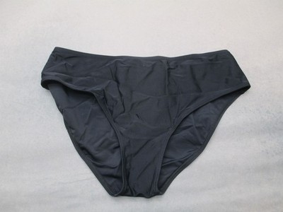 Unbranded Size XL Womens Black Stretch Summer Beach Swim Bikini Bottom 7i