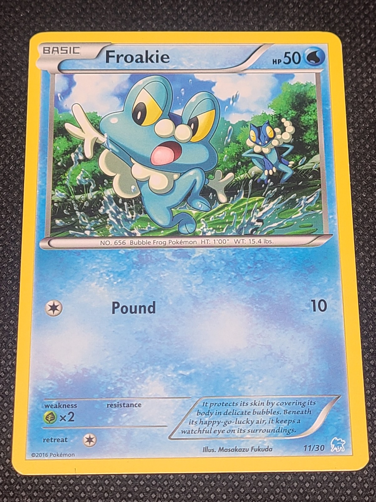 Froakie (11) Pokemon XY Trainer Kit: Pikachu Libre & Suicune #11/30