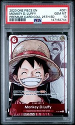 Monkey D. Luffy P-001 Premium Card Collection 25th Edition Promo Foil