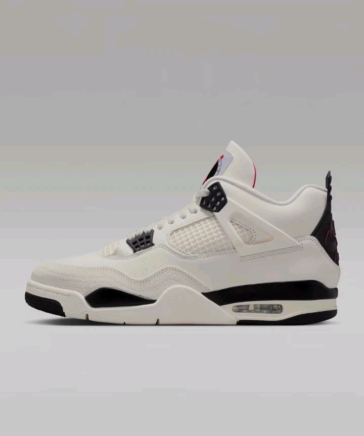 シューズ(男性用) NIKE AIR. JORDAN 4 RETRO MENS AIR JORDAN 4 RETRO FLIGHT CLUB_SAIL/BLACK-UNIVERSITY RED