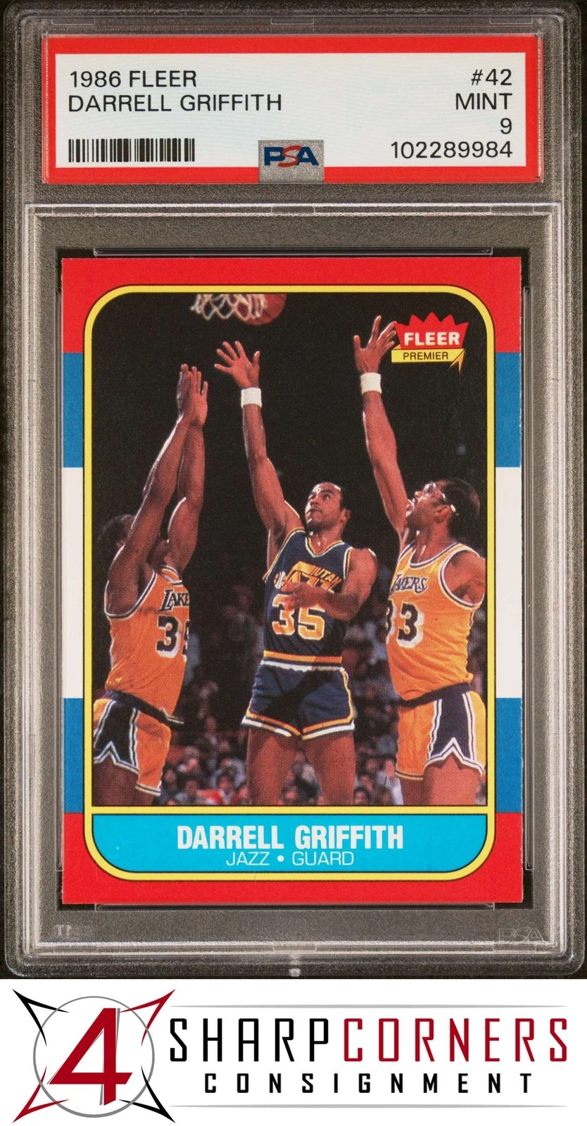 Darrell Griffith trading card
