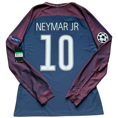 2017/18 PSG Authentic Home Jersey #10 Neymar Jr XL Long Sleeve