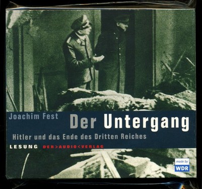 Joachim FEST DER UNTERGANG Hörbuch 3-CD Lesung m. H. P. HALLWACHS & Udo SCHENK 