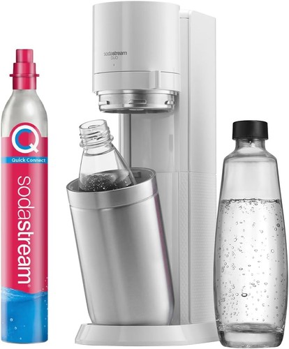 SodaStream Wassersprudler Duo mit CO2-Zylinder Kunststoffflasche