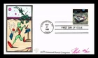 US COVER FUTURE MAIL TRANSPORTATION AIR MAIL FDC PUGH HAND PAINTED