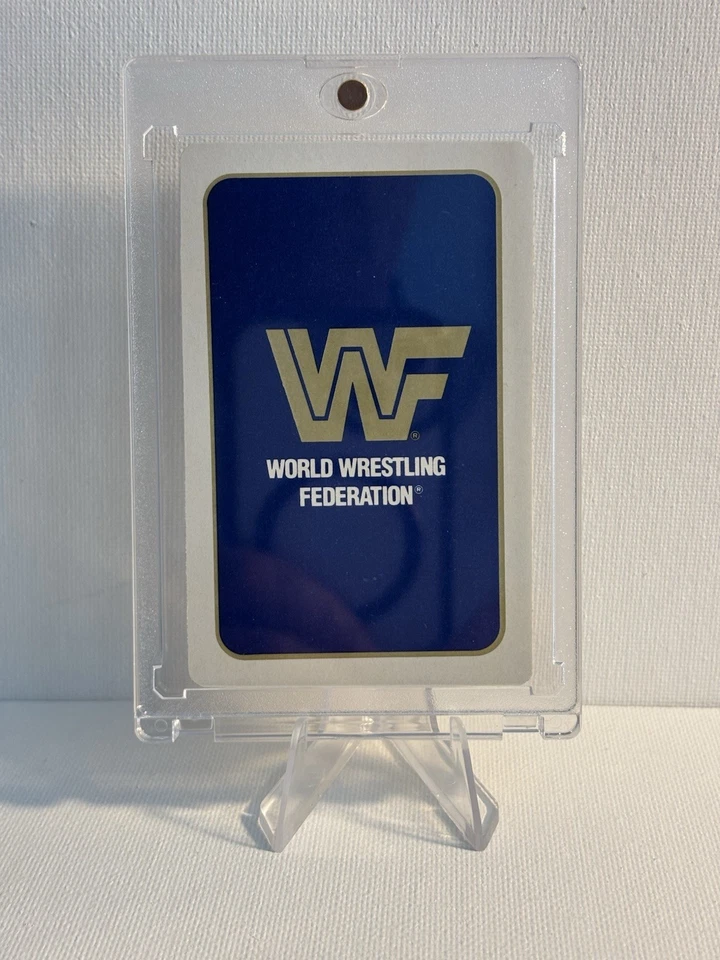 TARJETA DE JUEGO DE LUCHA LIBRE "RARA" ULTIMATE WARRIOR 1988 SACADA DE CAJA SIN ABRIR Foto 4 de 4