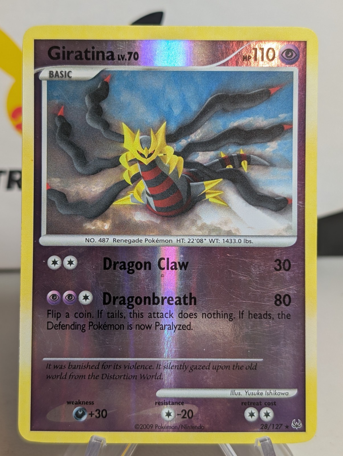 Giratina 28/127 Platinum Reverse Holo Pokemon TCG LP/NM