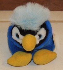 Swibco Puffkins Jake the Blue Jay Plush Bird Stuffed Animal Toy 5"