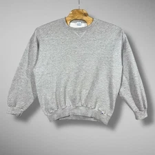 Vintage Russell Athletic Sweatshirt Mens XLT Gray Crewneck 80s 90s Made in USA