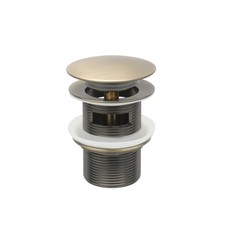 Bronze Freestanding Bathtub Drain Stopper, with Drain Rough-in Kit